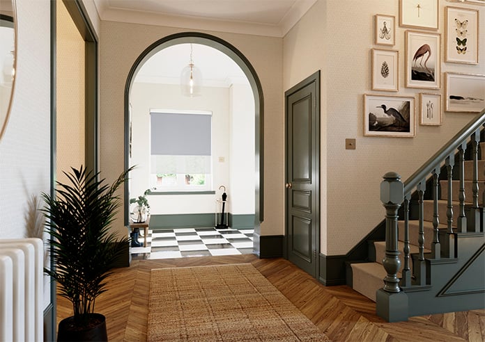 Rimini (Blackout), Grey & Optima Dawn - Double Roller Blind - Image 6